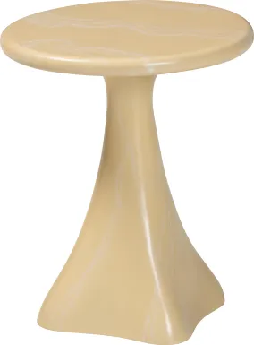 Shadetube Cream End Table