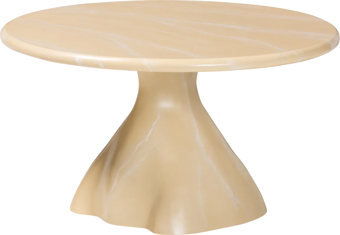 Shadetube Cream Cocktail Table