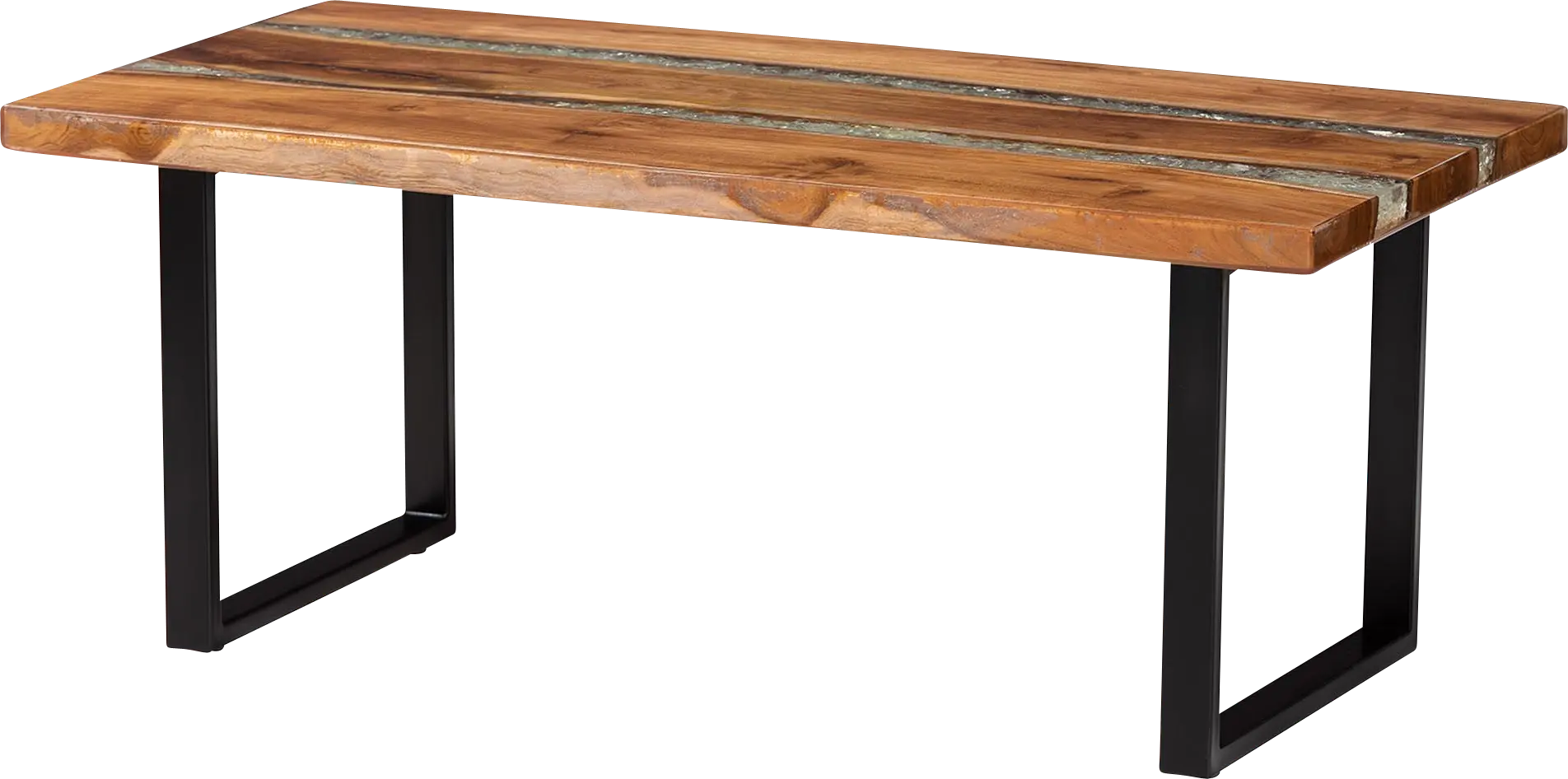 Webfruit Brown Rectangle Cocktail Table