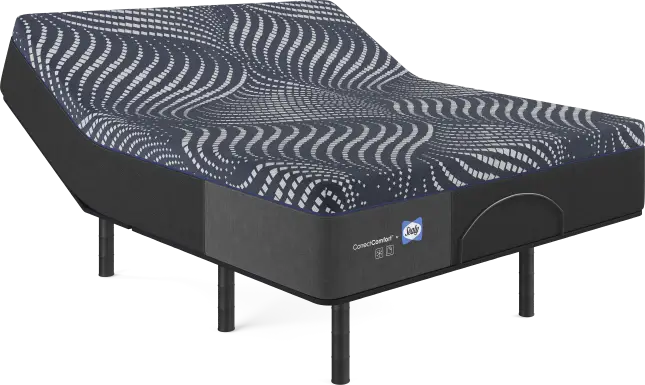 Sealy Correct Comfort Northgate Queen Mattress with Head Up Only Base