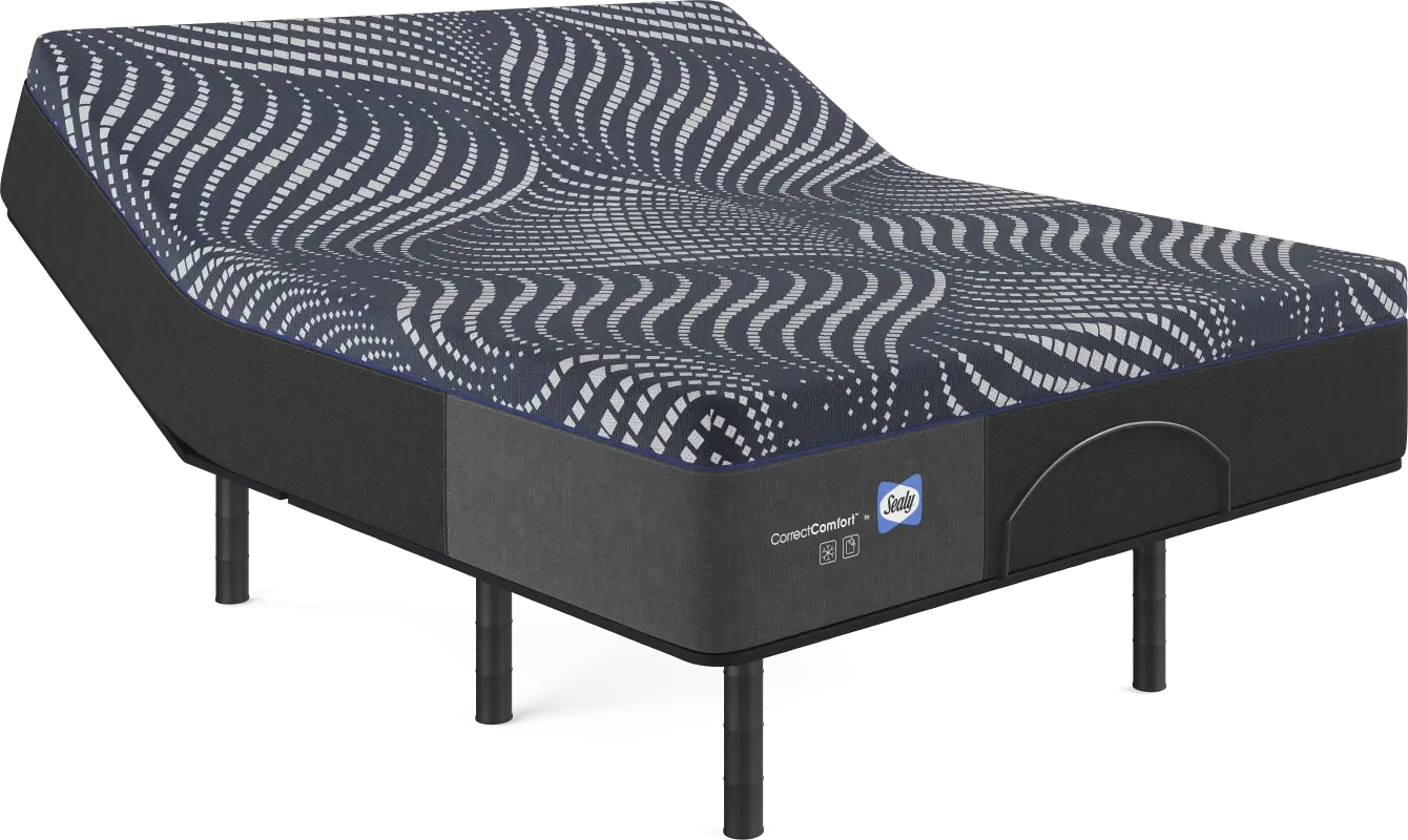 Sealy Correct Comfort Northgate Queen Mattress with Head Up Only Base