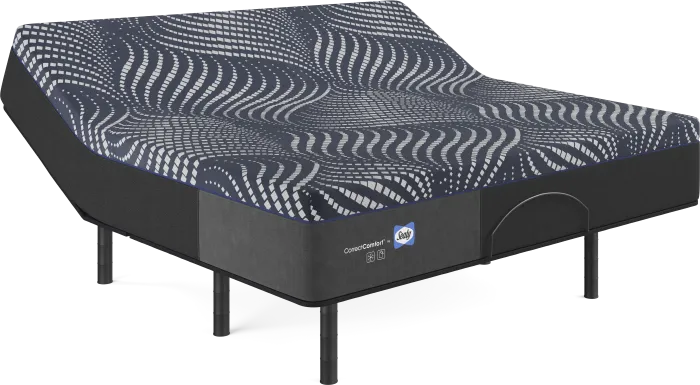 Sealy Correct Comfort Northgate King Mattress with Head Up Only Base