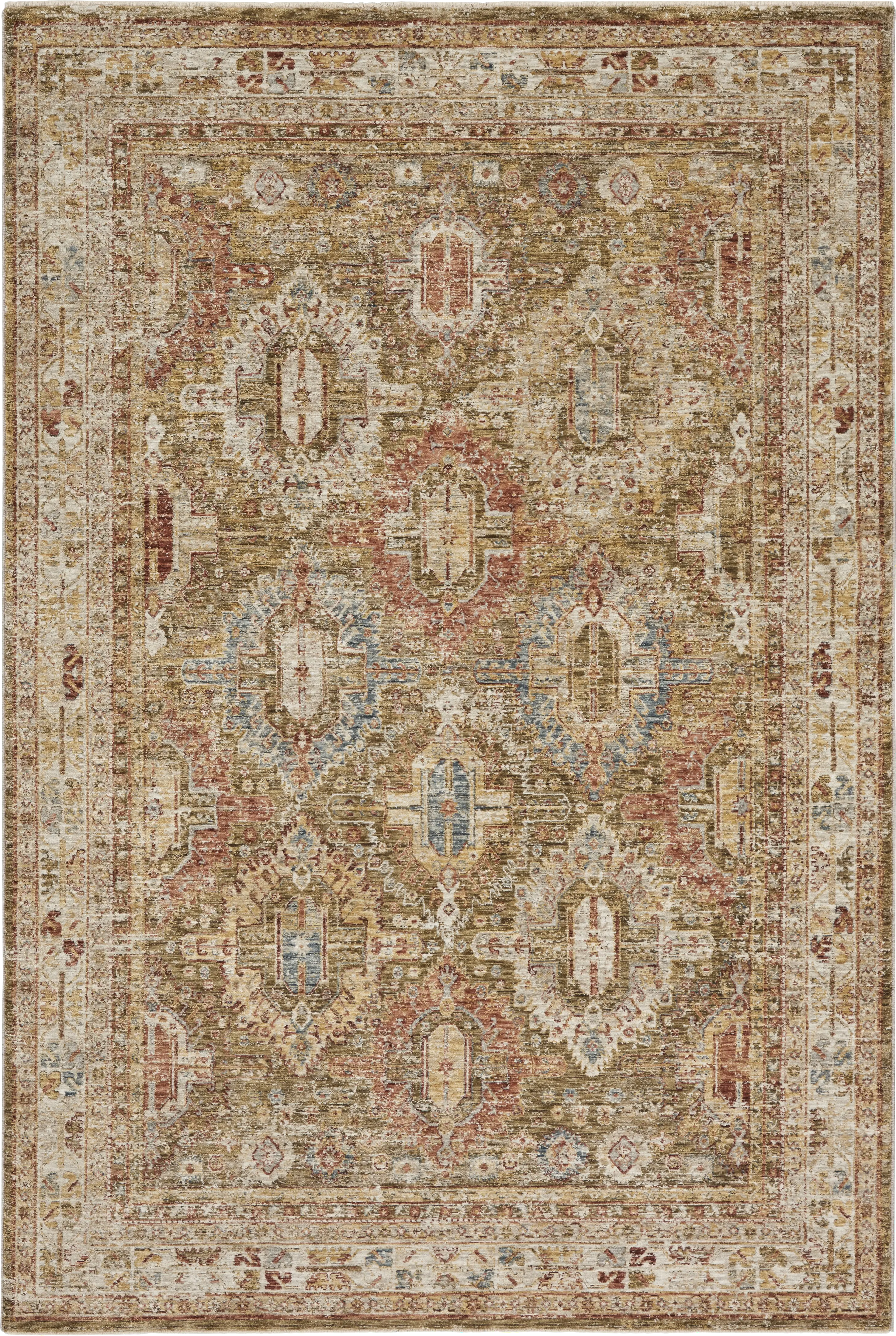 Sahar Green 5'3 x 7'8 Rug - Thumbnail - Image 1