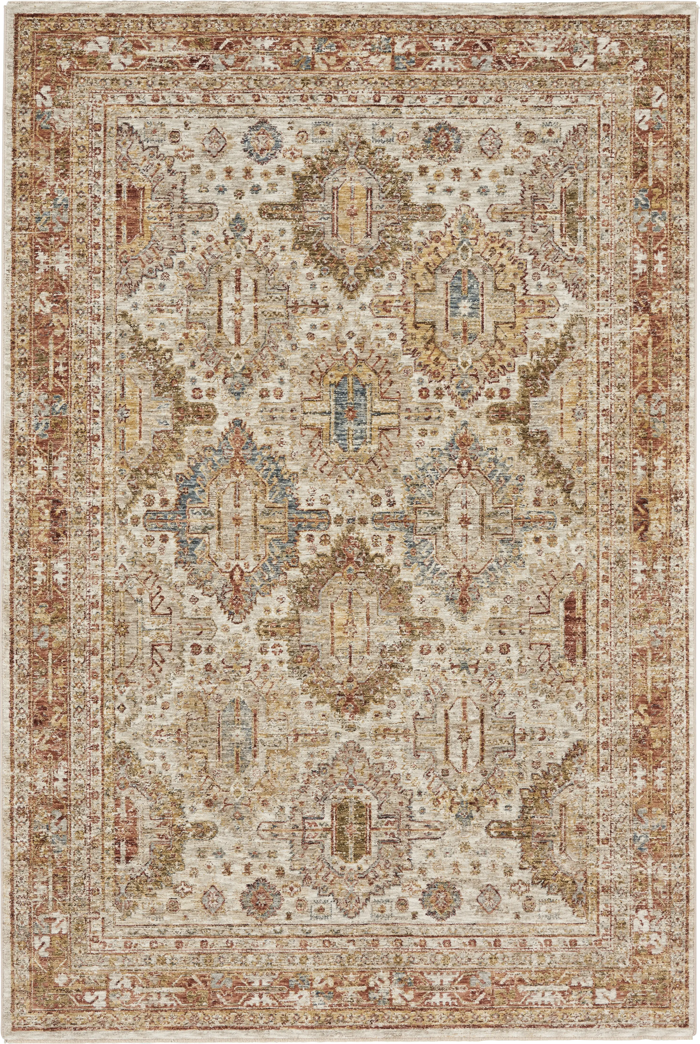 Sahar Beige 5'3 x 7'8 Rug - Thumbnail - Image 1