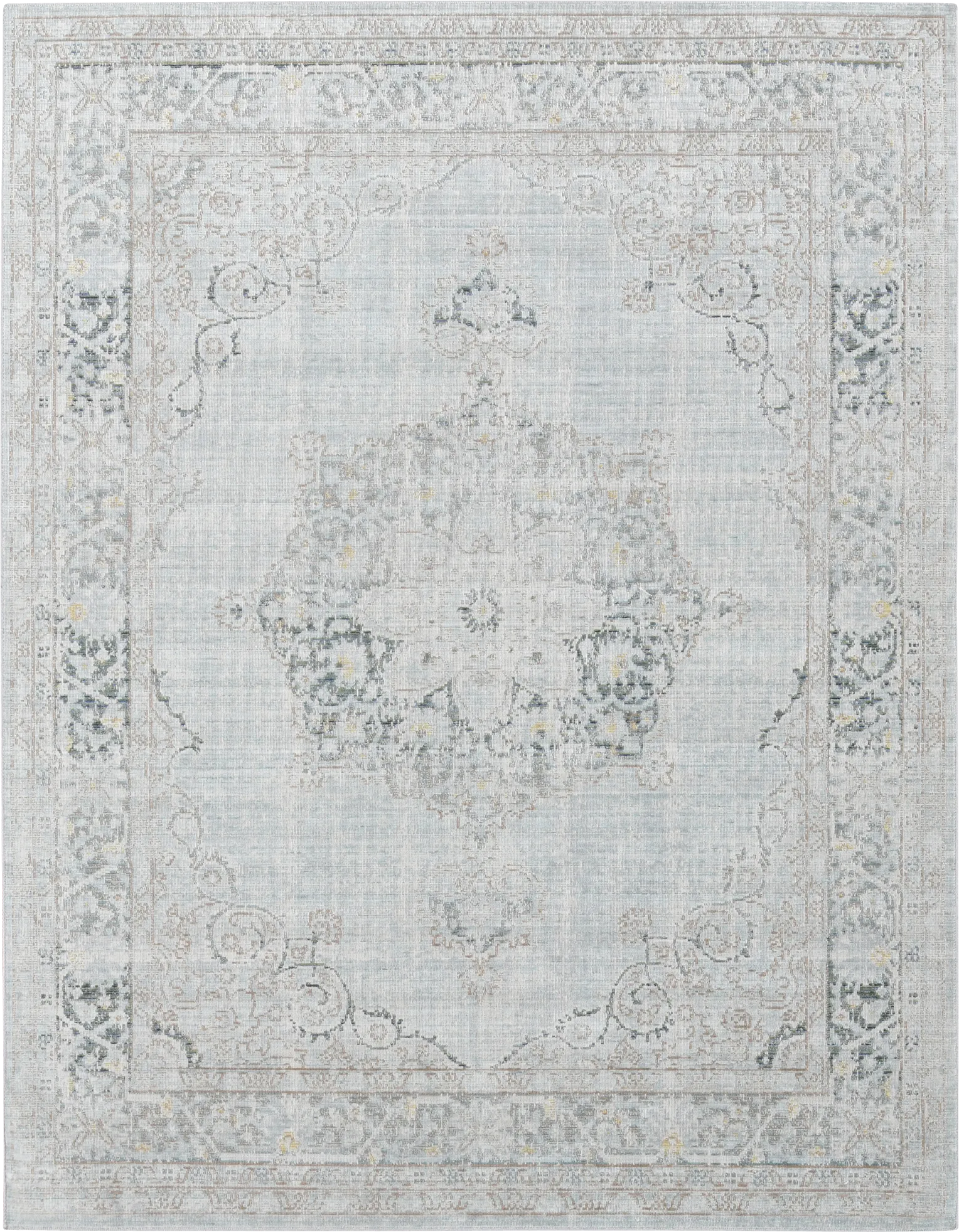 Acara Light Blue 5'3 x 7'3 Rug - Thumbnail - Image 1
