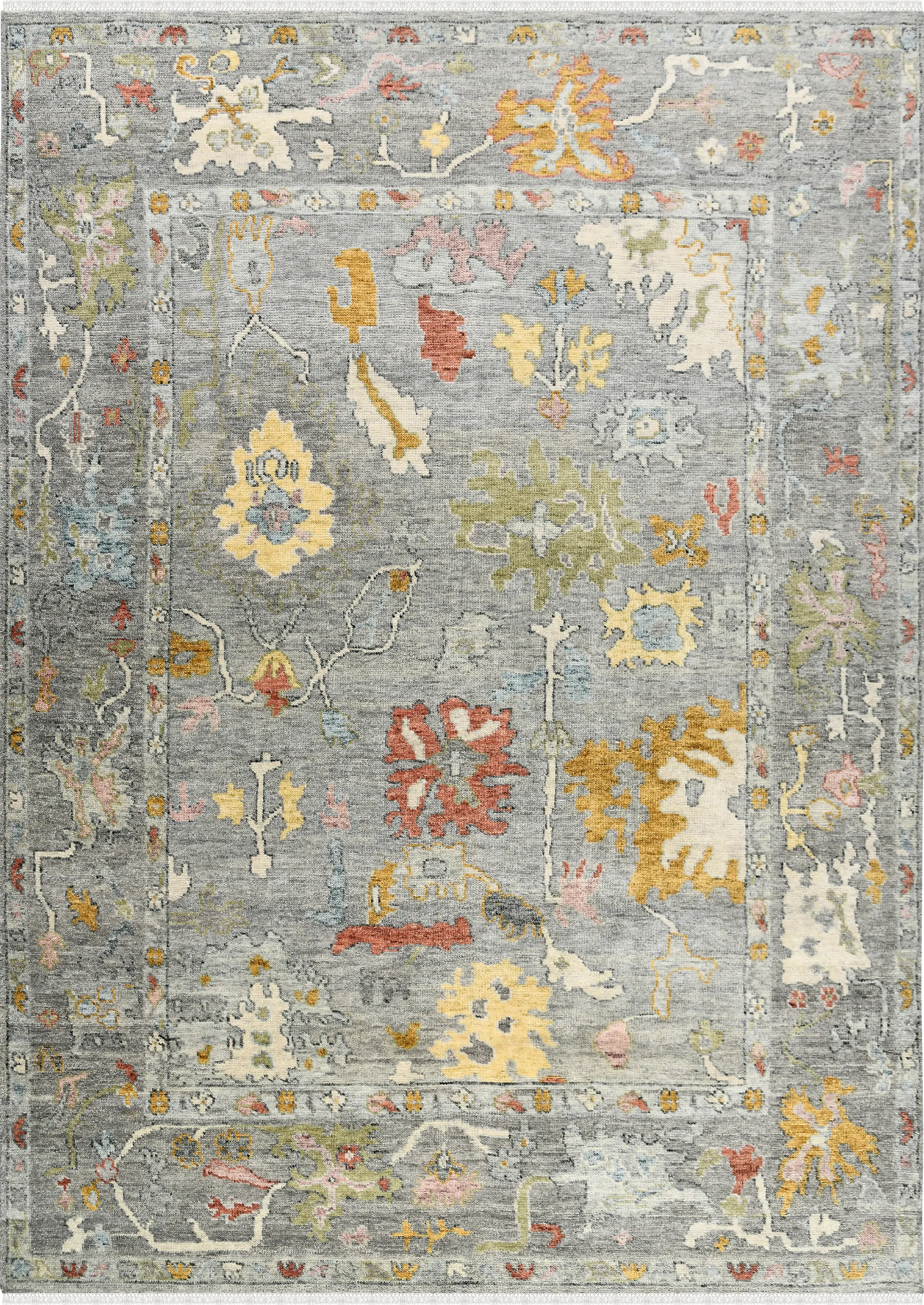Yasa Gray 10' x 14' Rug - Thumbnail - Image 1