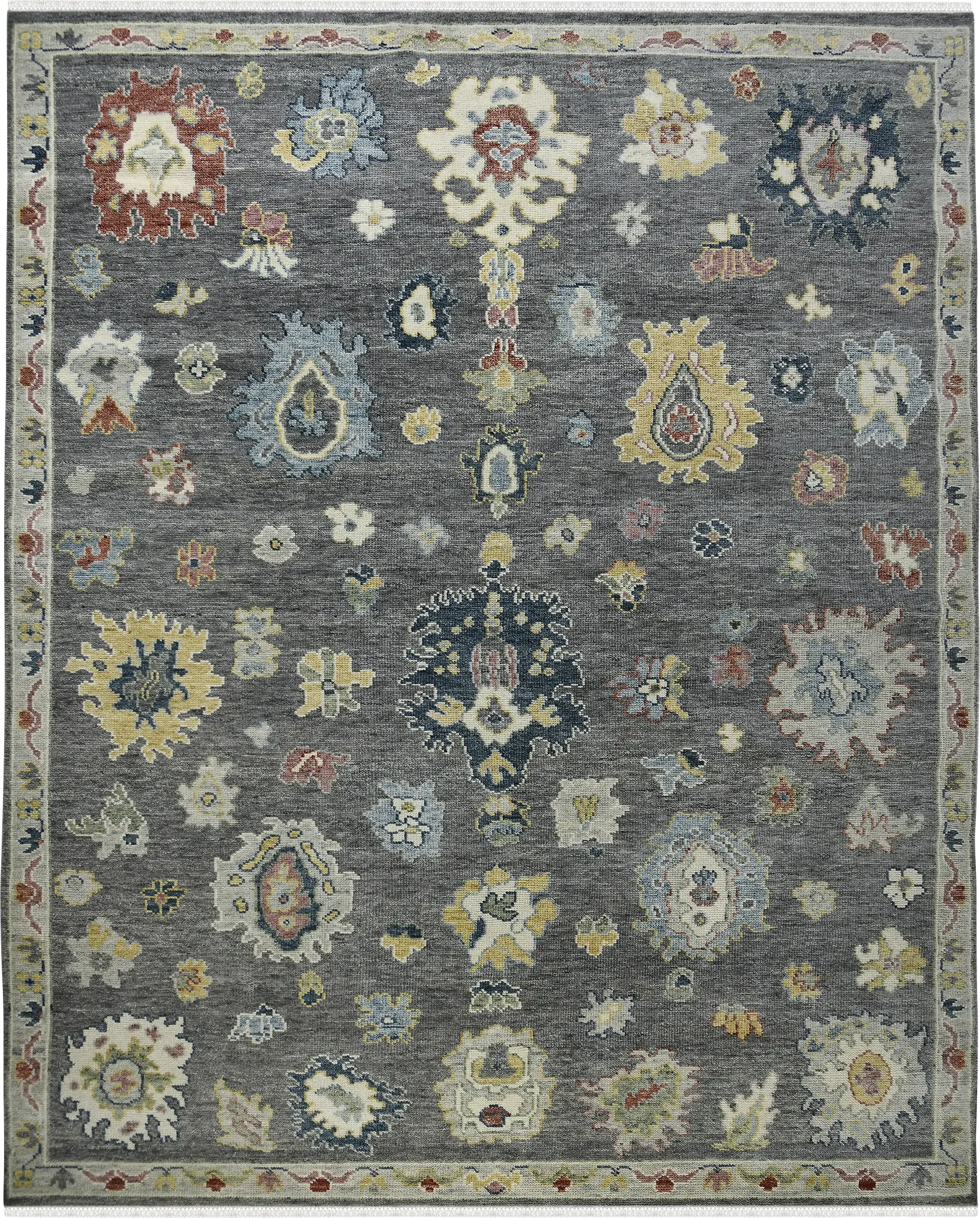 Zaola Gray 9' x 12' Rug
