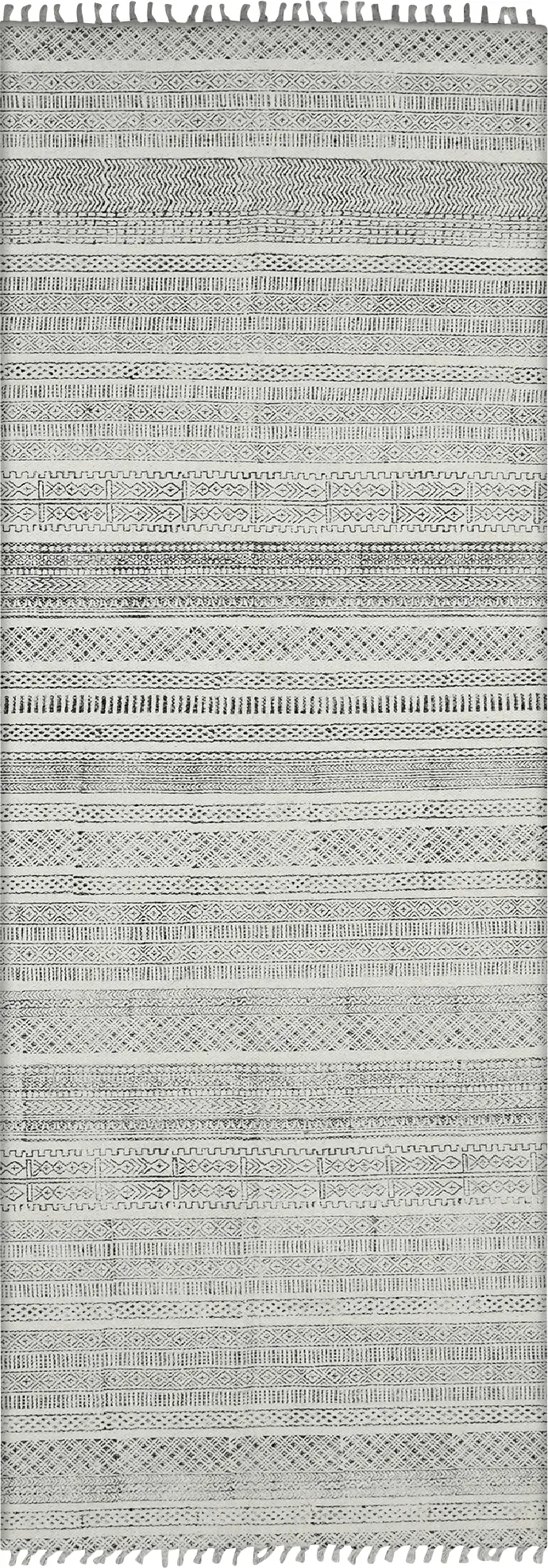 Aethen Charcoal 2'6 x 8' Rug