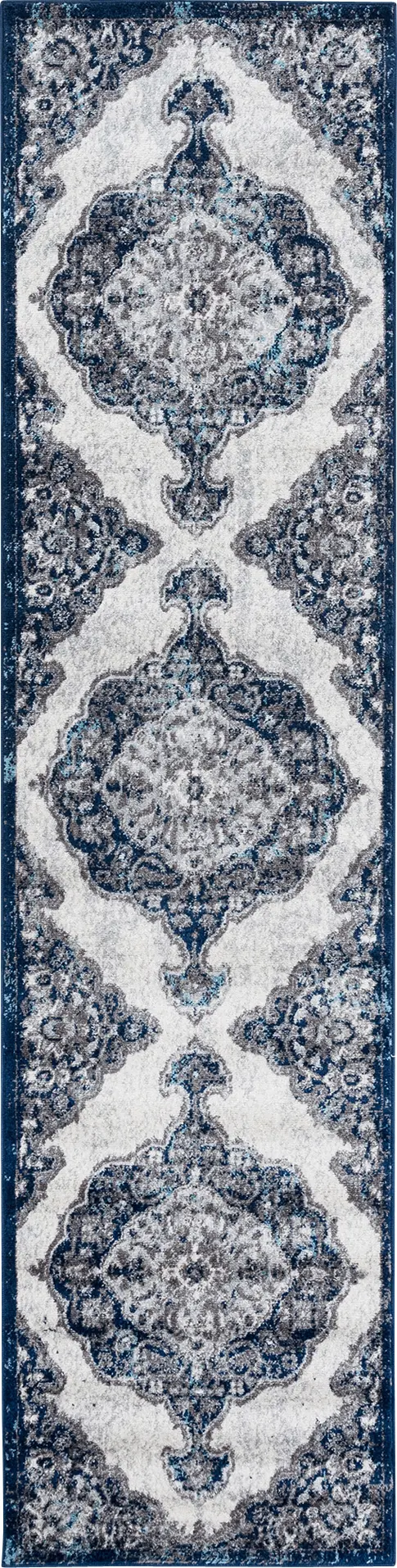 Gauco Navy 2' x 6' Rug