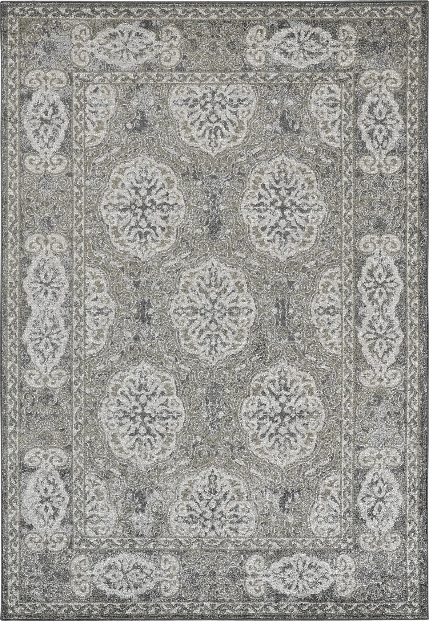 Gemse Brown 4' x 6' Rug - Image 1