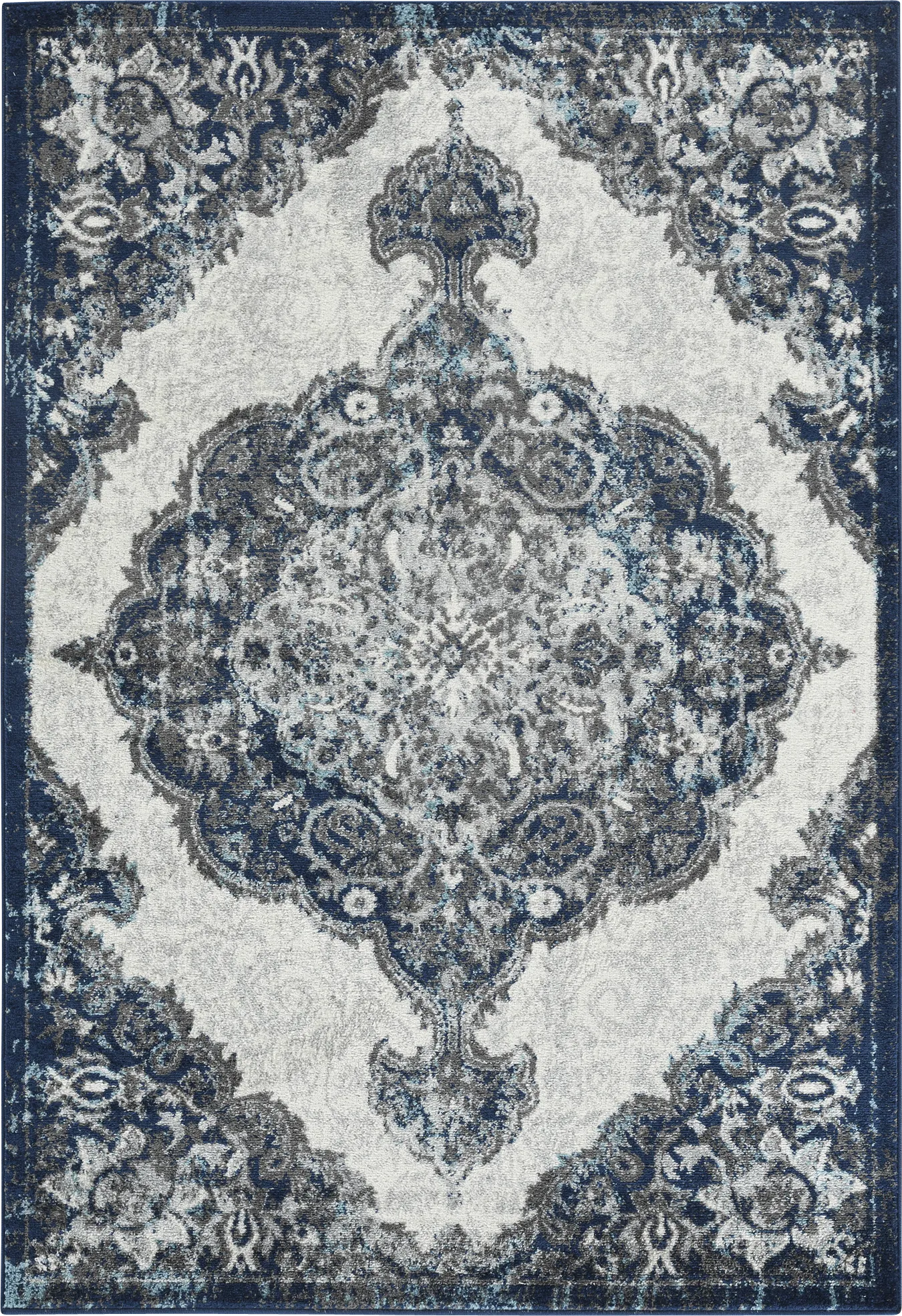 Gauco Navy 4' x 6' Rug - Image 1