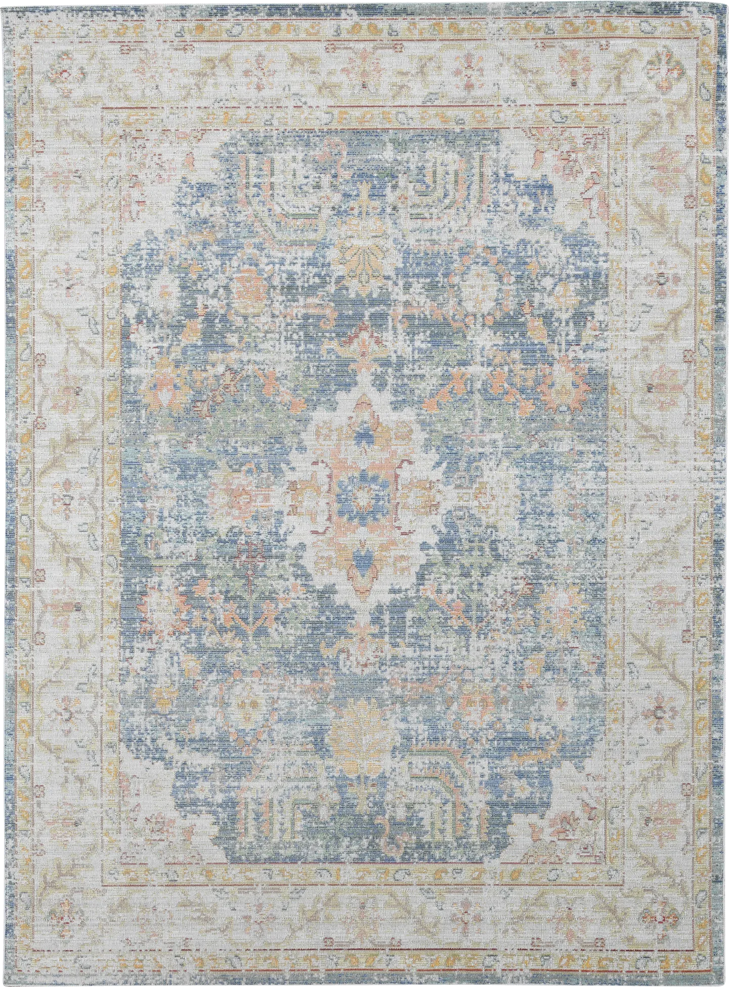 Kalika Blue 3'11 x 5'11 Rug - Image 1