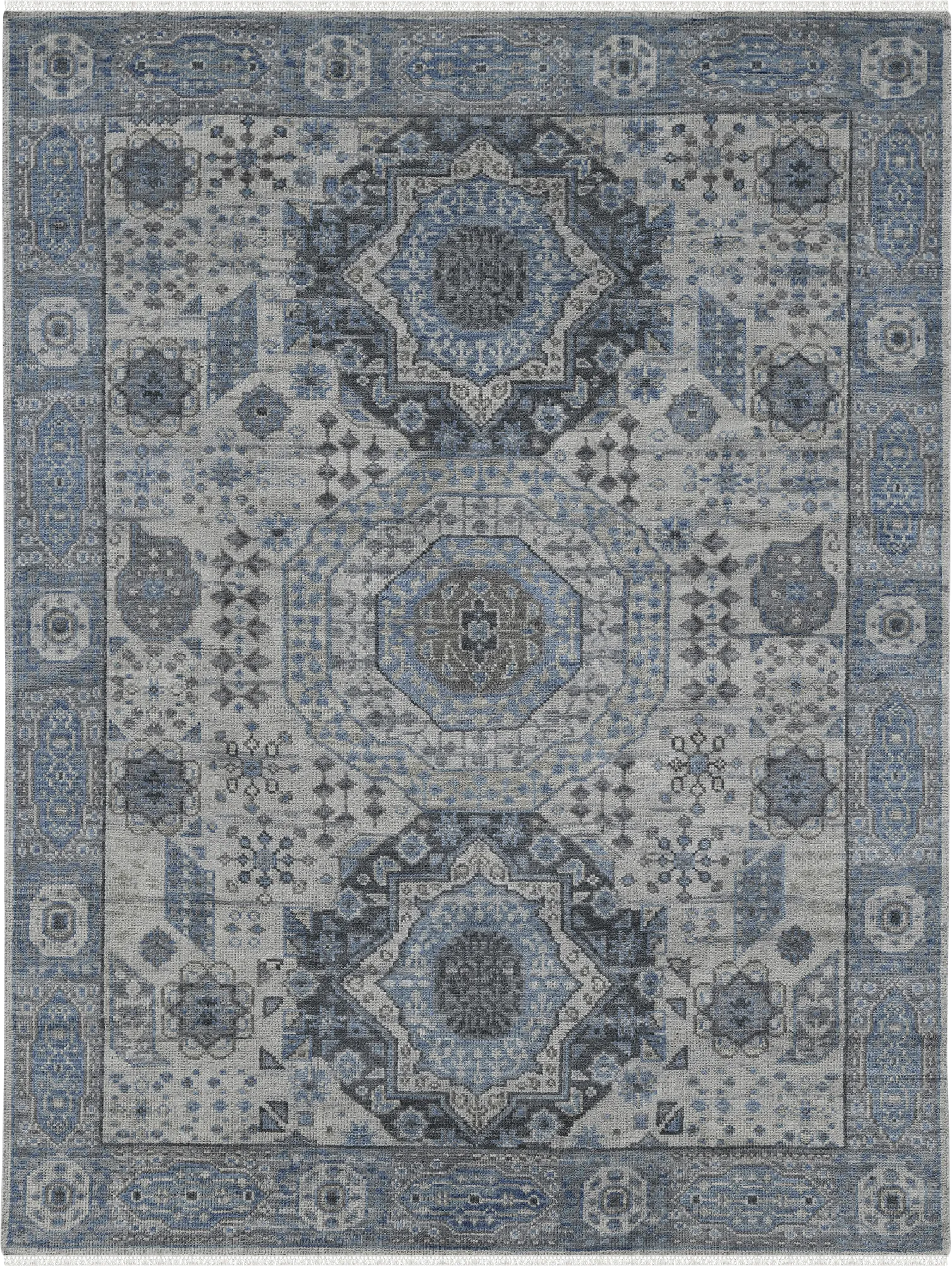 Askien Gray/Blue 10' x 14' Rug - Image 1