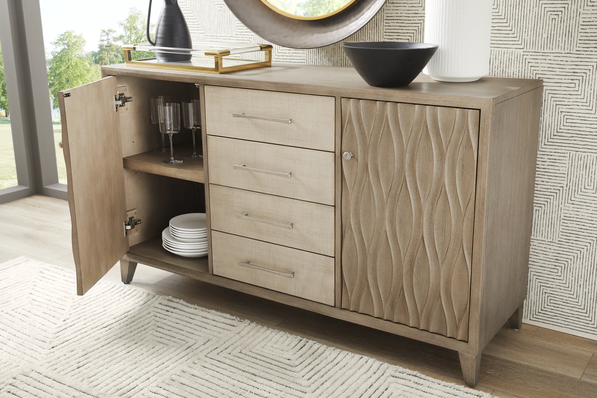 Marisole Taupe Server - Image 4