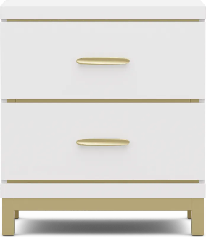 Kids Skye White Nightstand
