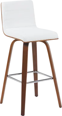 Sunways I White Barstool