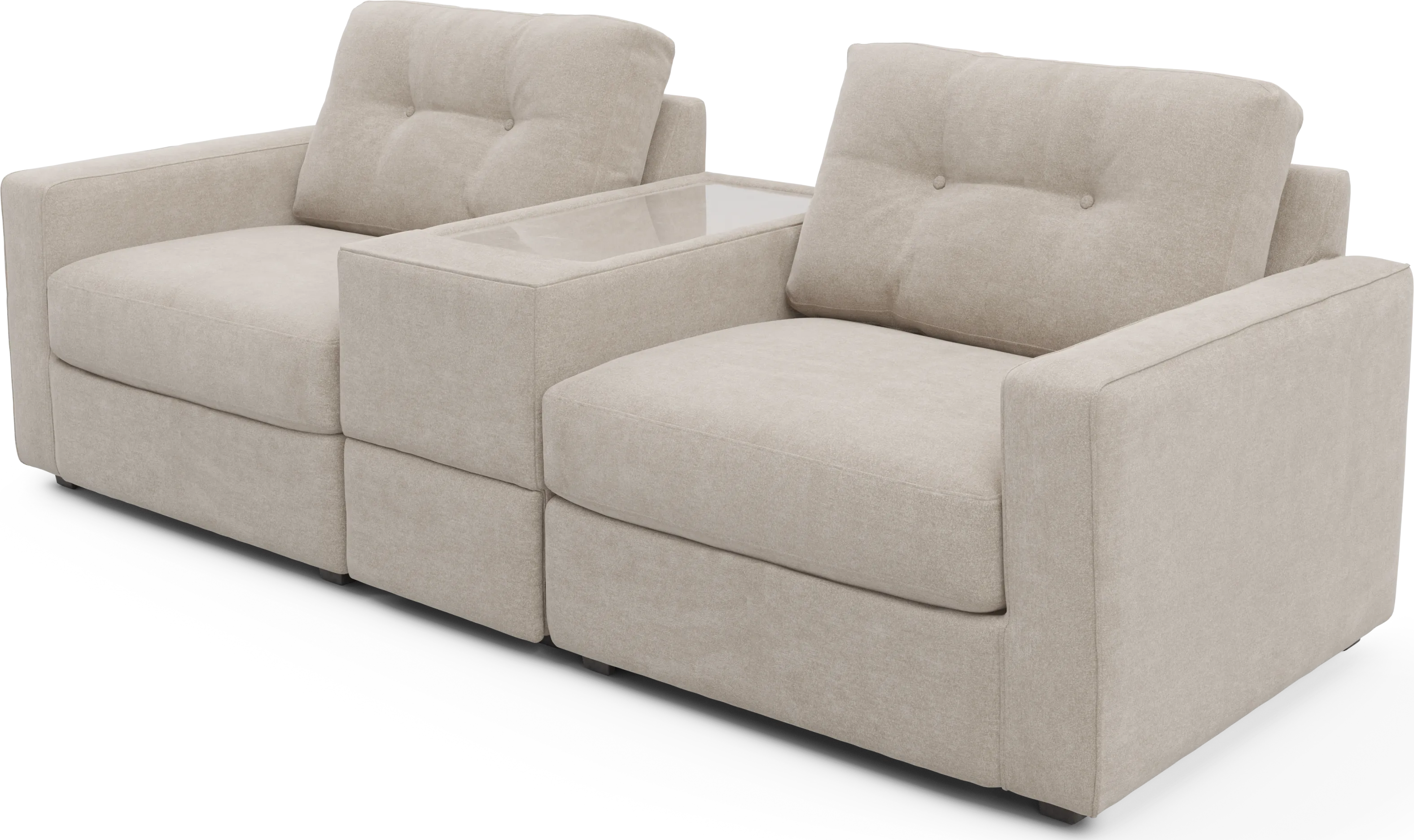 Beige 3 Pc ModularOne - Thumbnail - Image 1