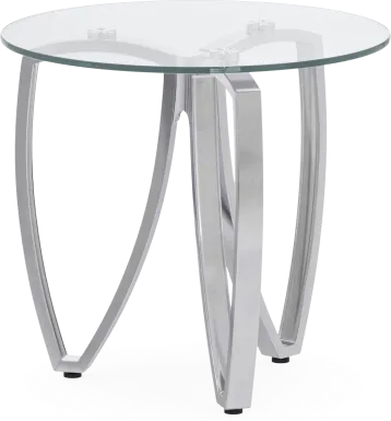 Celine Silver End Table