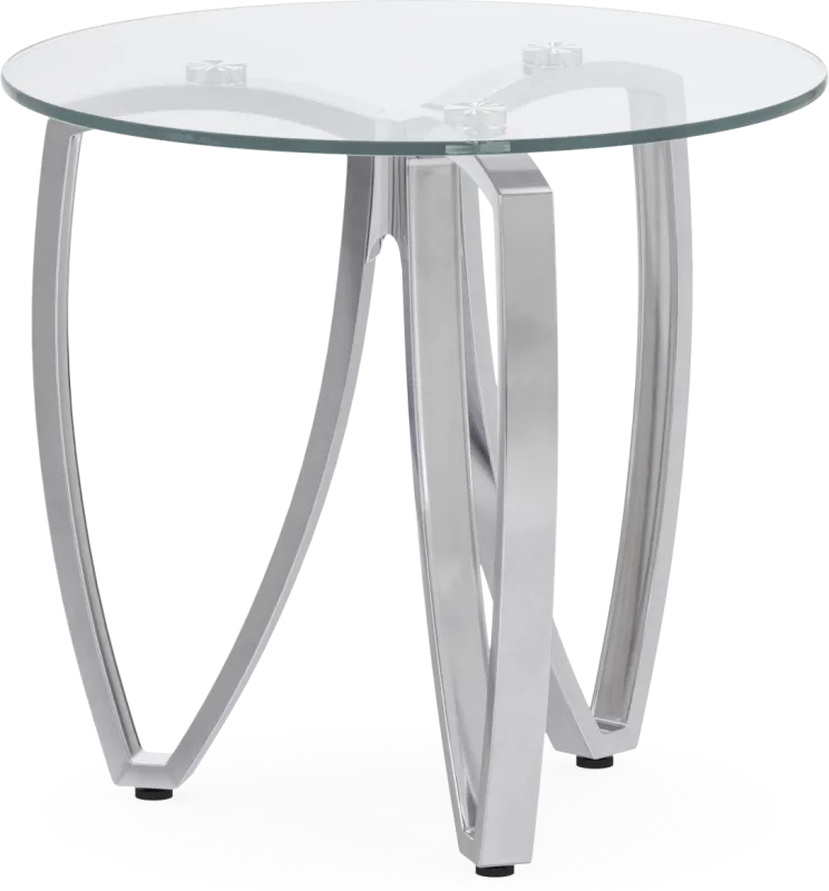 Celine Silver End Table
