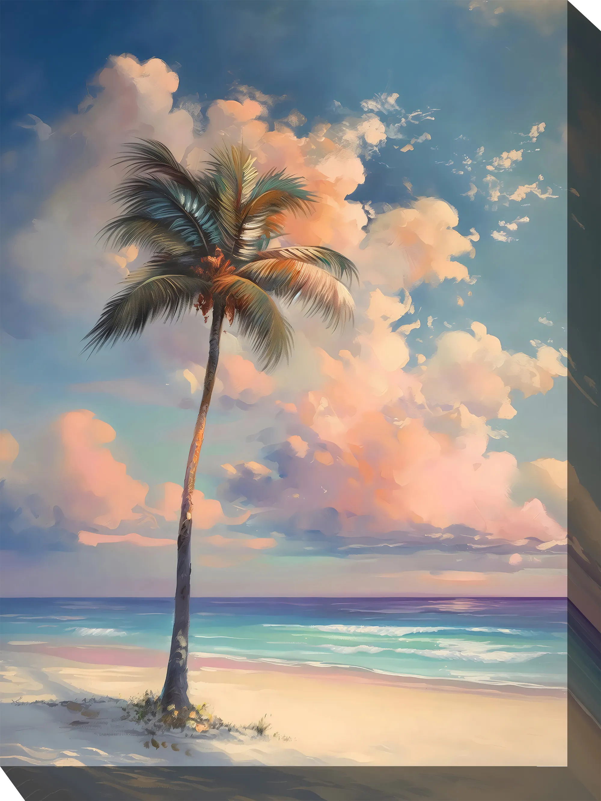 Clouds of Cotton Pink Indoor/Outdoor Wall Art - Thumbnail - Image 1