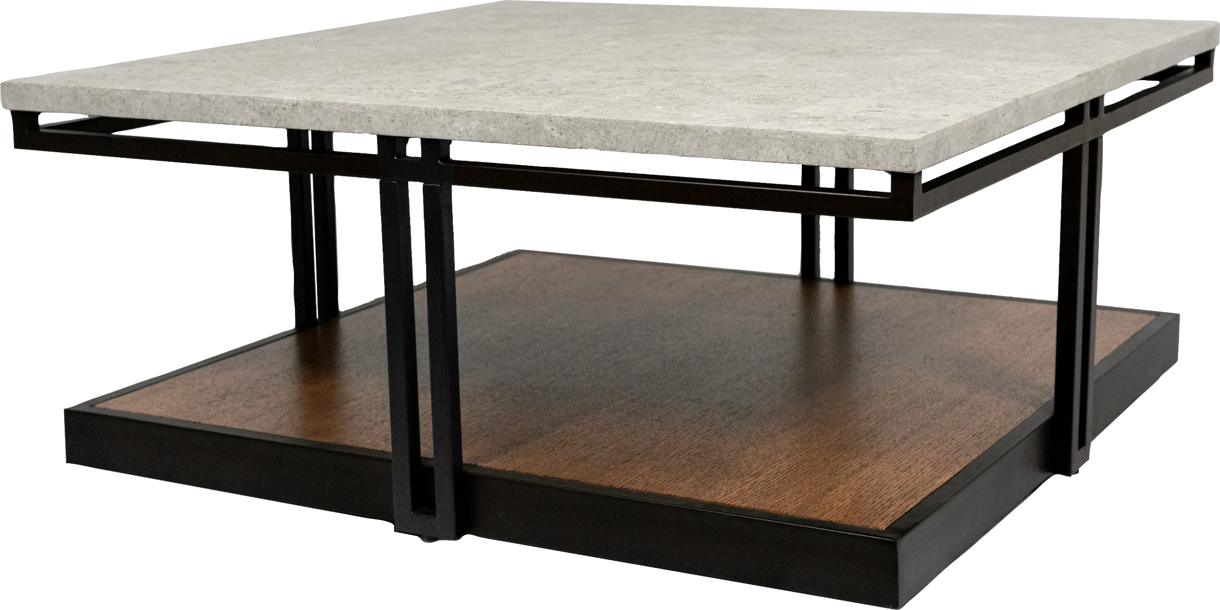Molino Beige Cocktail Table with Casters - Thumbnail - Image 1