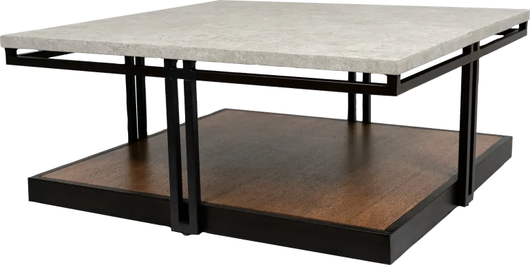 Molino Beige Cocktail Table with Casters