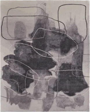 Paris Atelier Gray 2' x 3' Rug