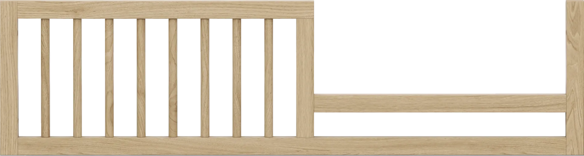 Kids Hidden Hills Light Oak Convertible Rail for 3-in-1 Crib - Image 1