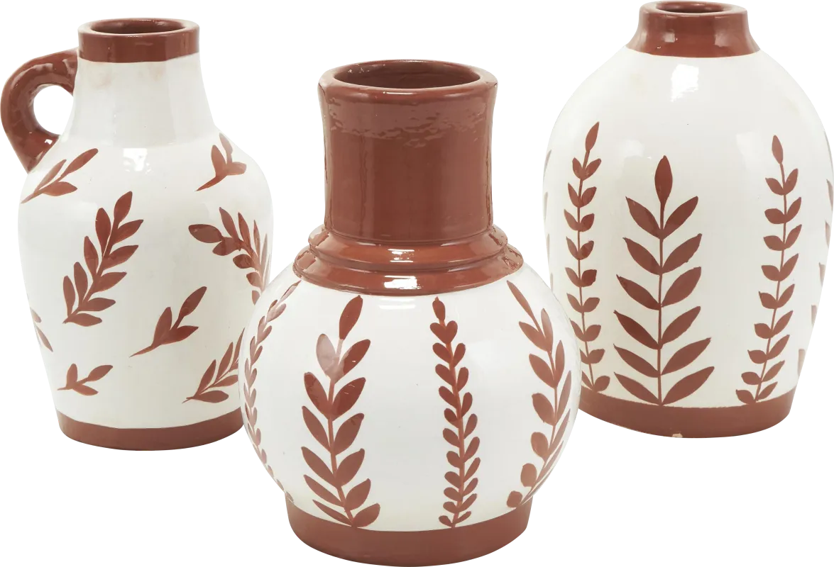 Fanli White Vase, Set of 3