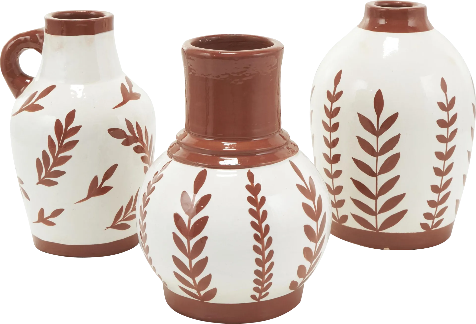 Fanli White Vase, Set of 3 - Image 1