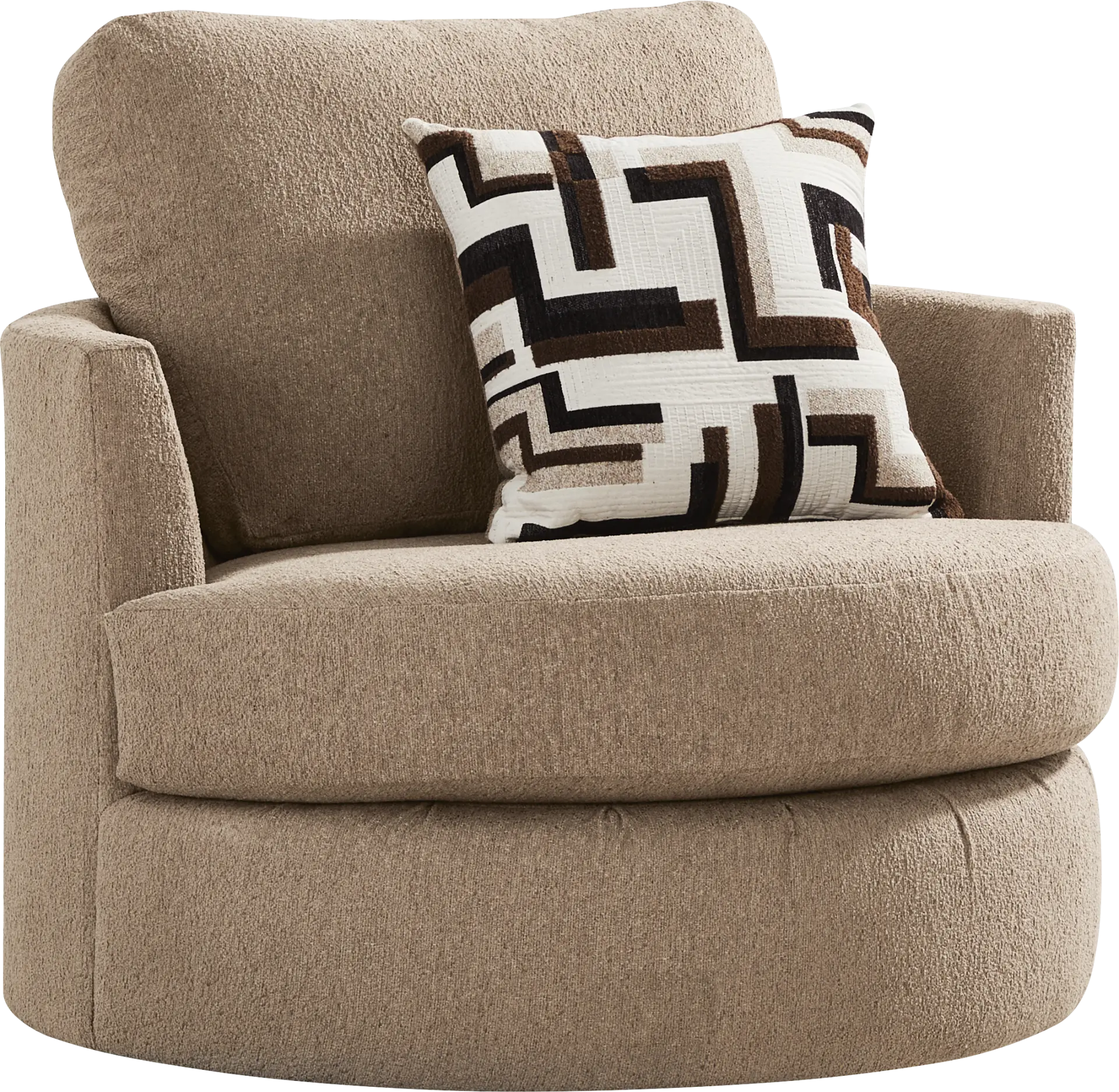 Lincoln Park Latte Swivel Chair
