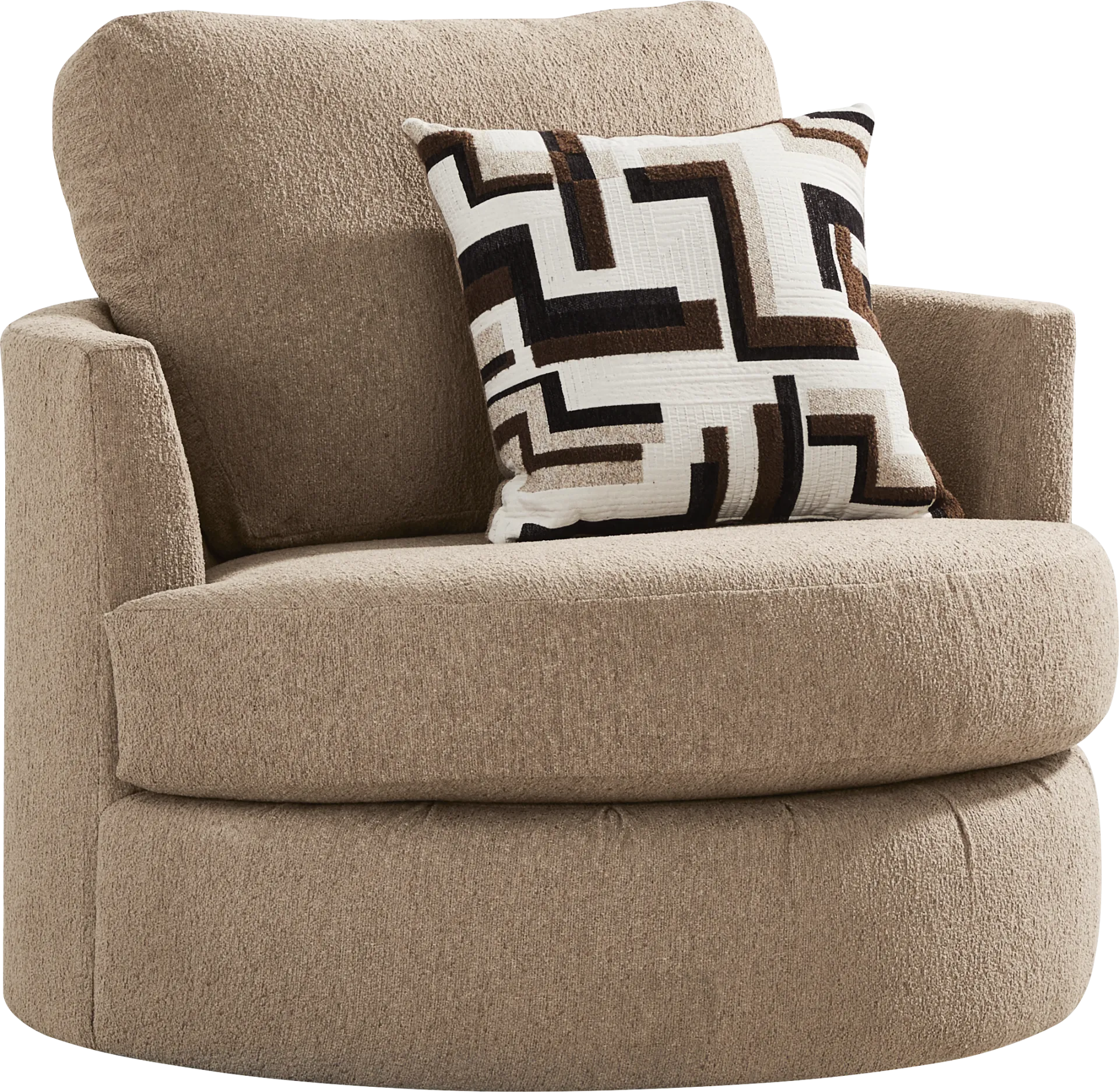 Lincoln Park Latte Swivel Chair - Image 1