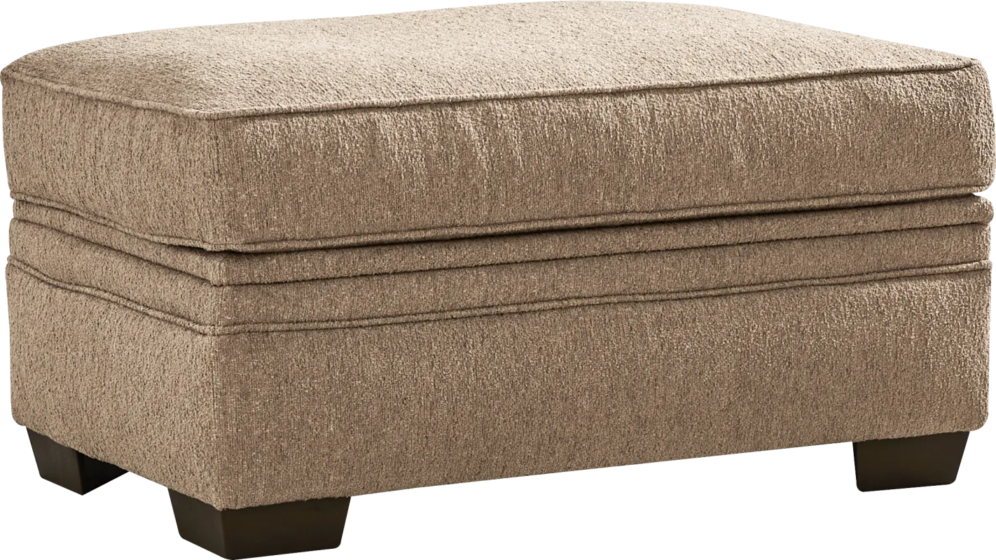 Lincoln Park Latte Storage Cocktail Ottoman