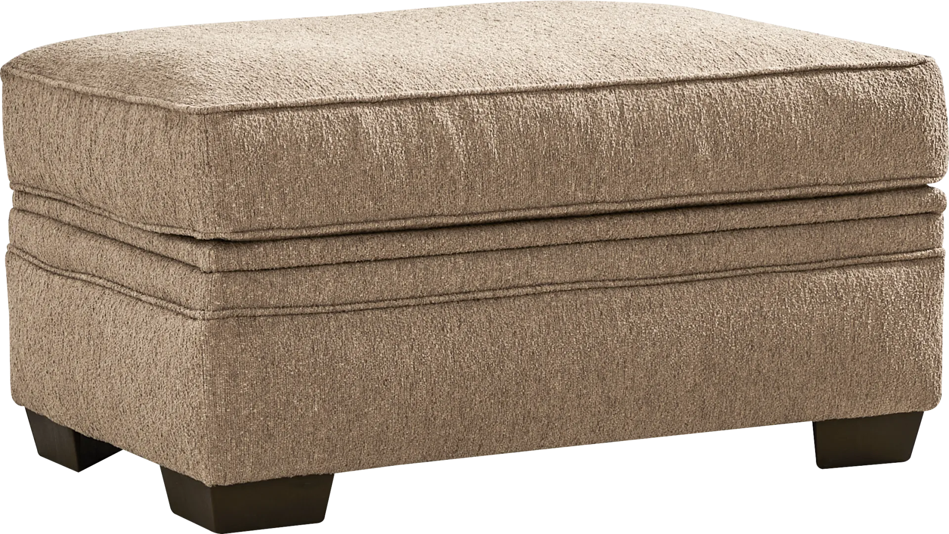 Lincoln Park Latte Storage Cocktail Ottoman - Image 1