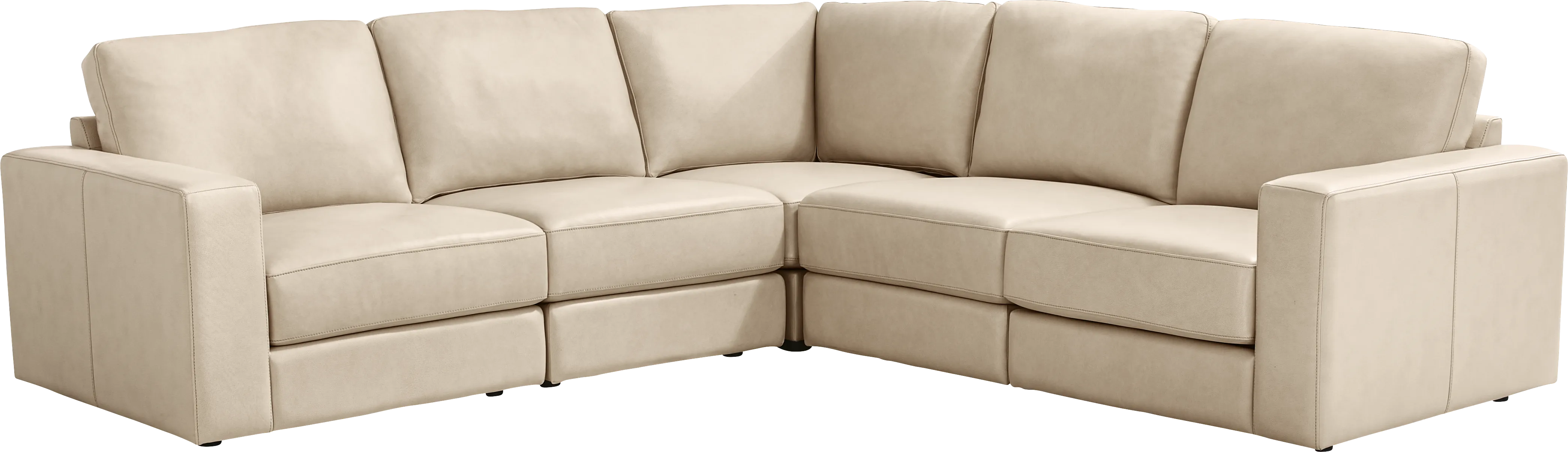 Almond Leather 5 Pc Venice Modular - Thumbnail - Image 1