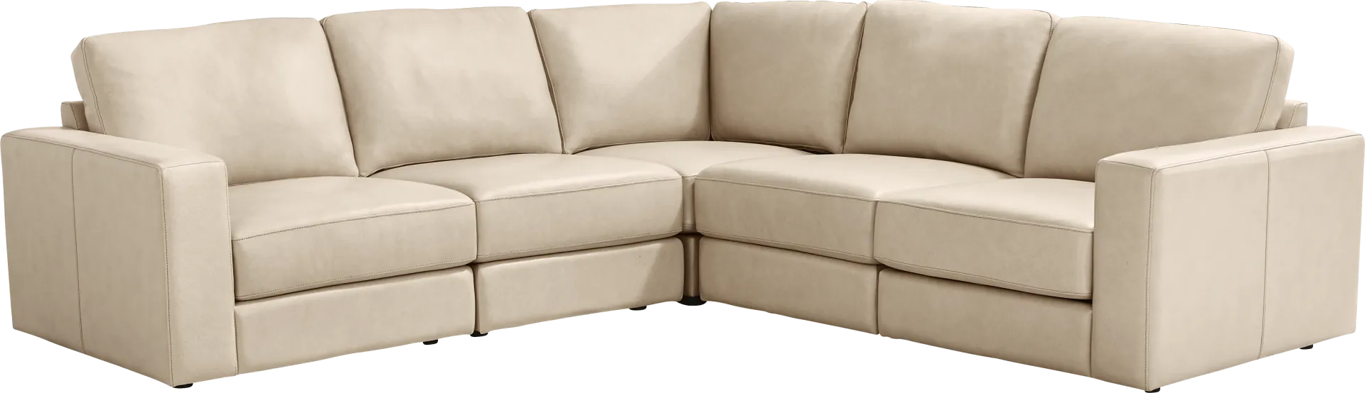 Almond Leather 5 Pc Venice Modular - Image 1