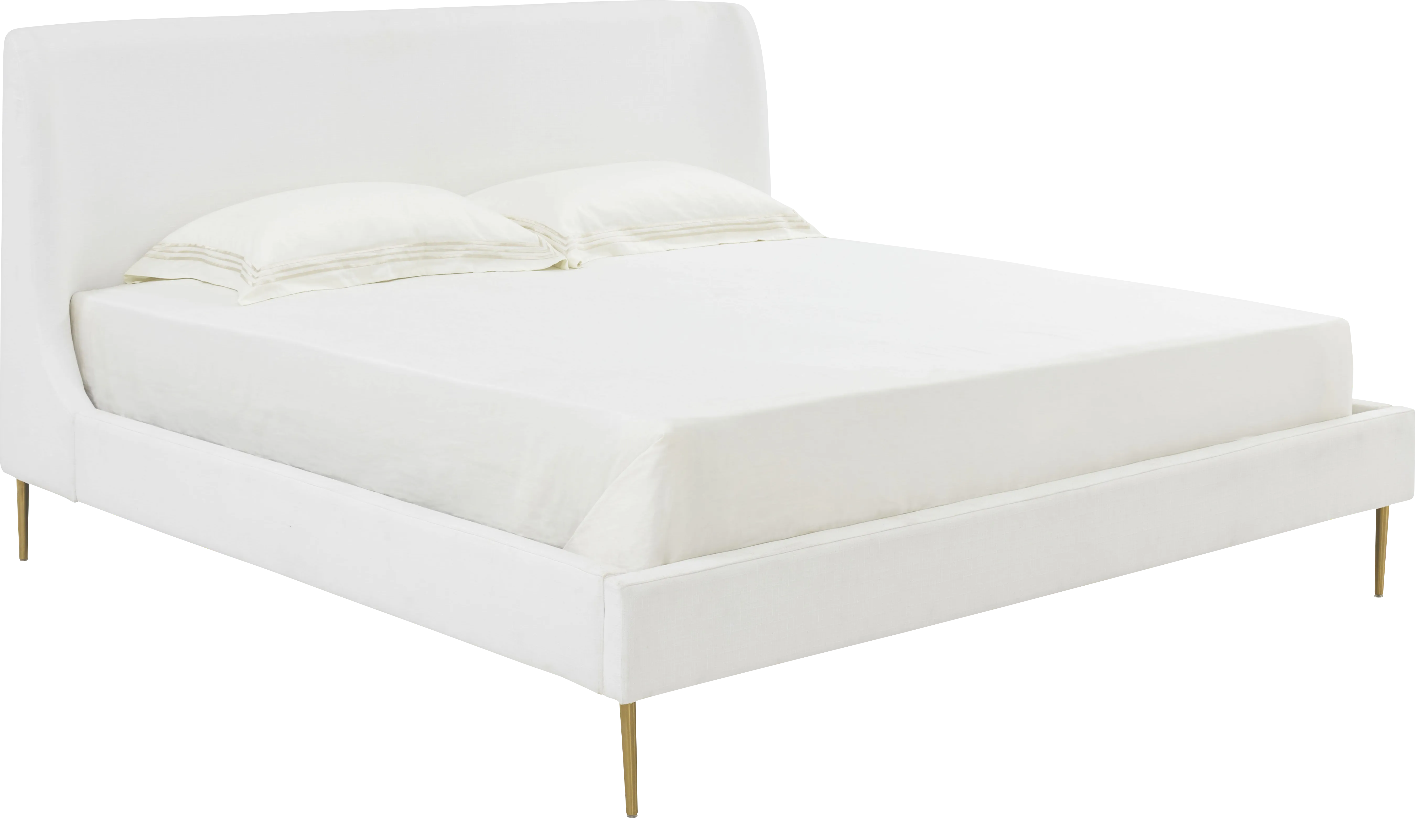 Annifer White King Bed - Image 1