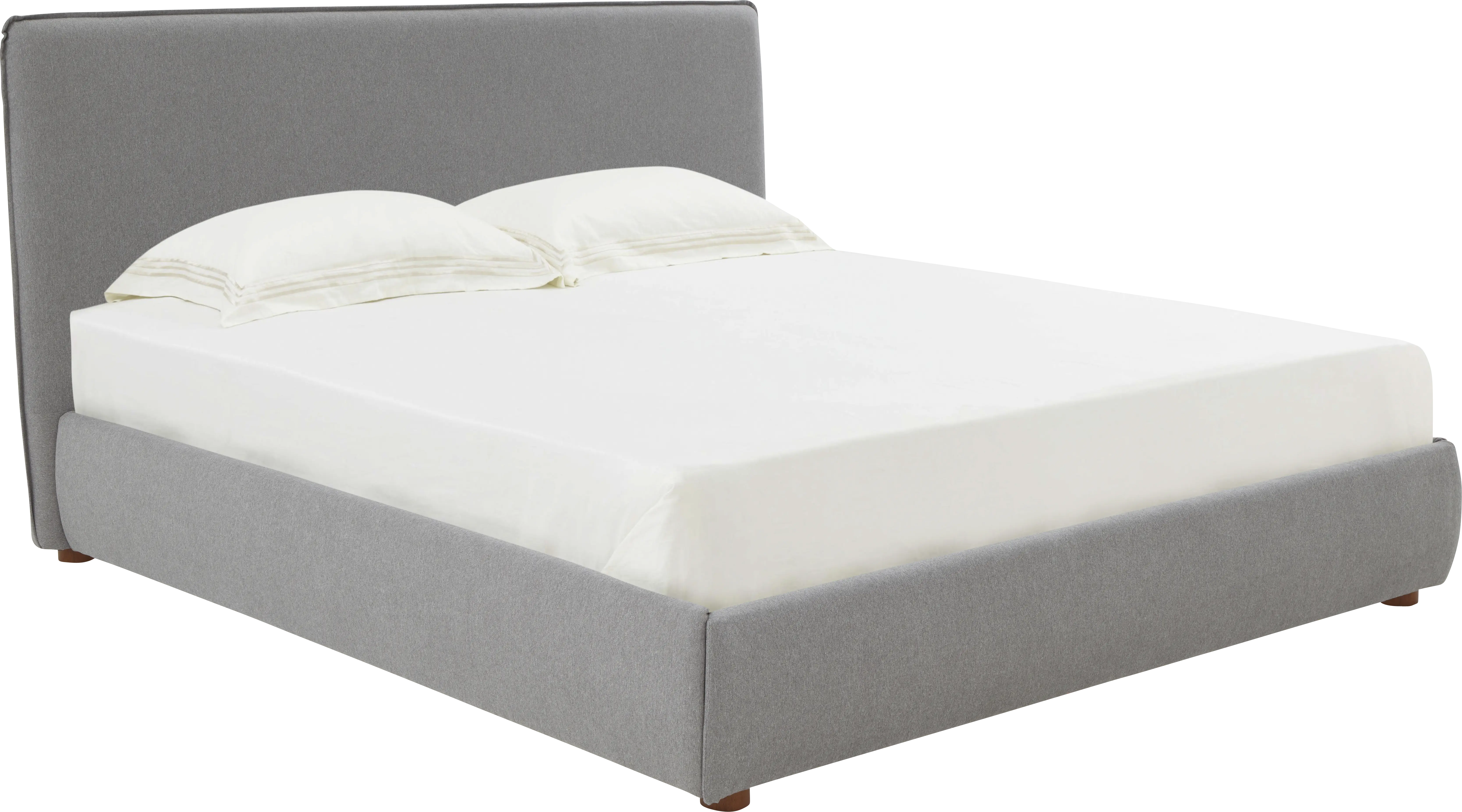 Craan Light Gray Queen Bed - Thumbnail - Image 1
