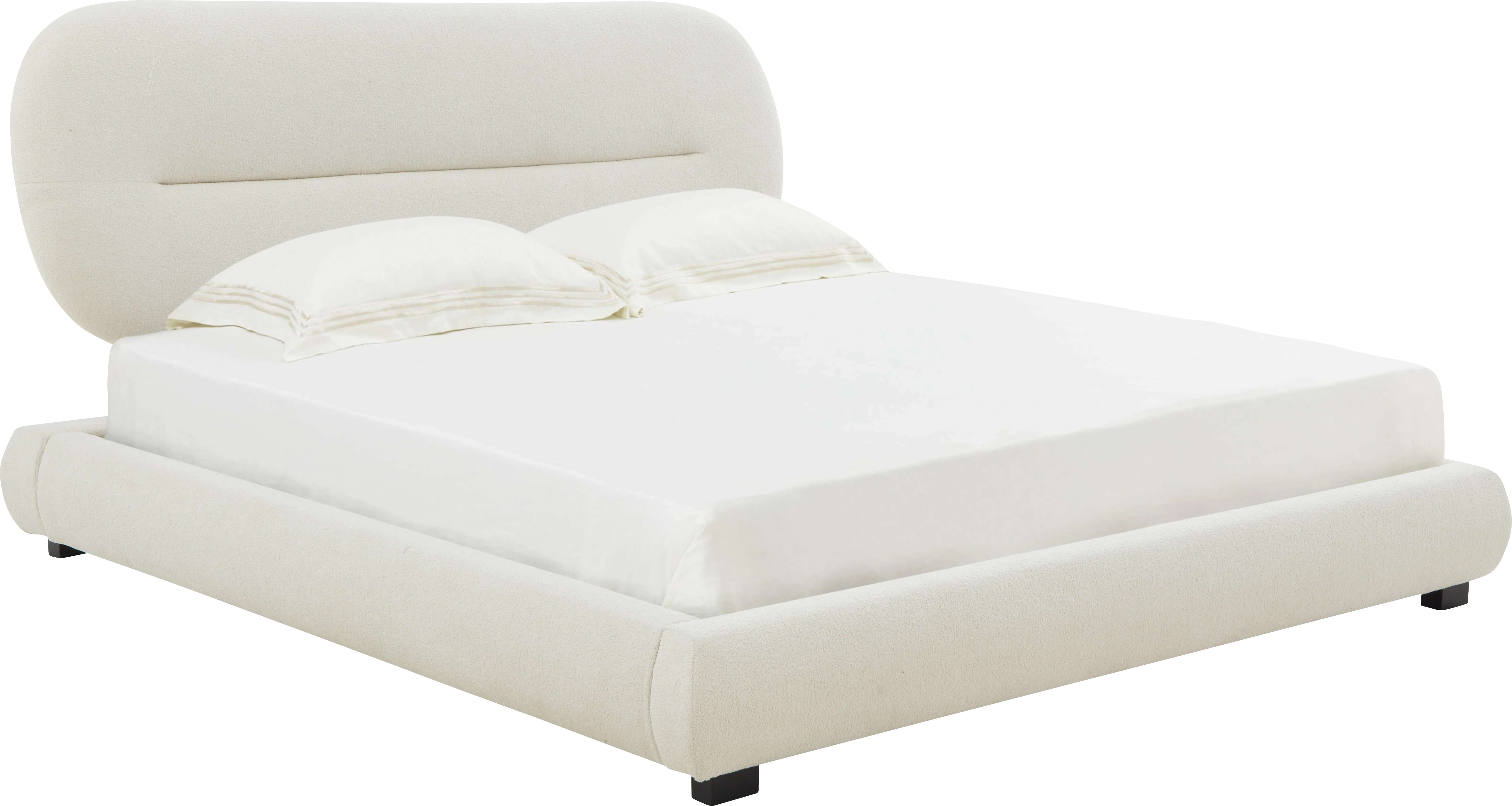 Agatha Cream Queen Bed - Thumbnail - Image 1