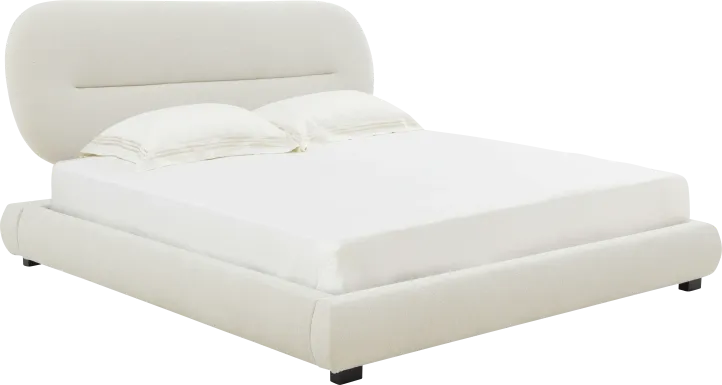 Agatha Cream Queen Bed