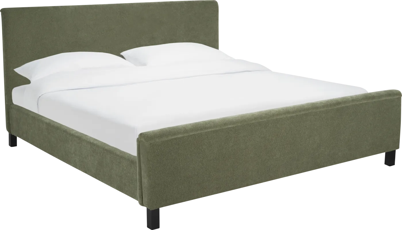 Teferi Green King Bed