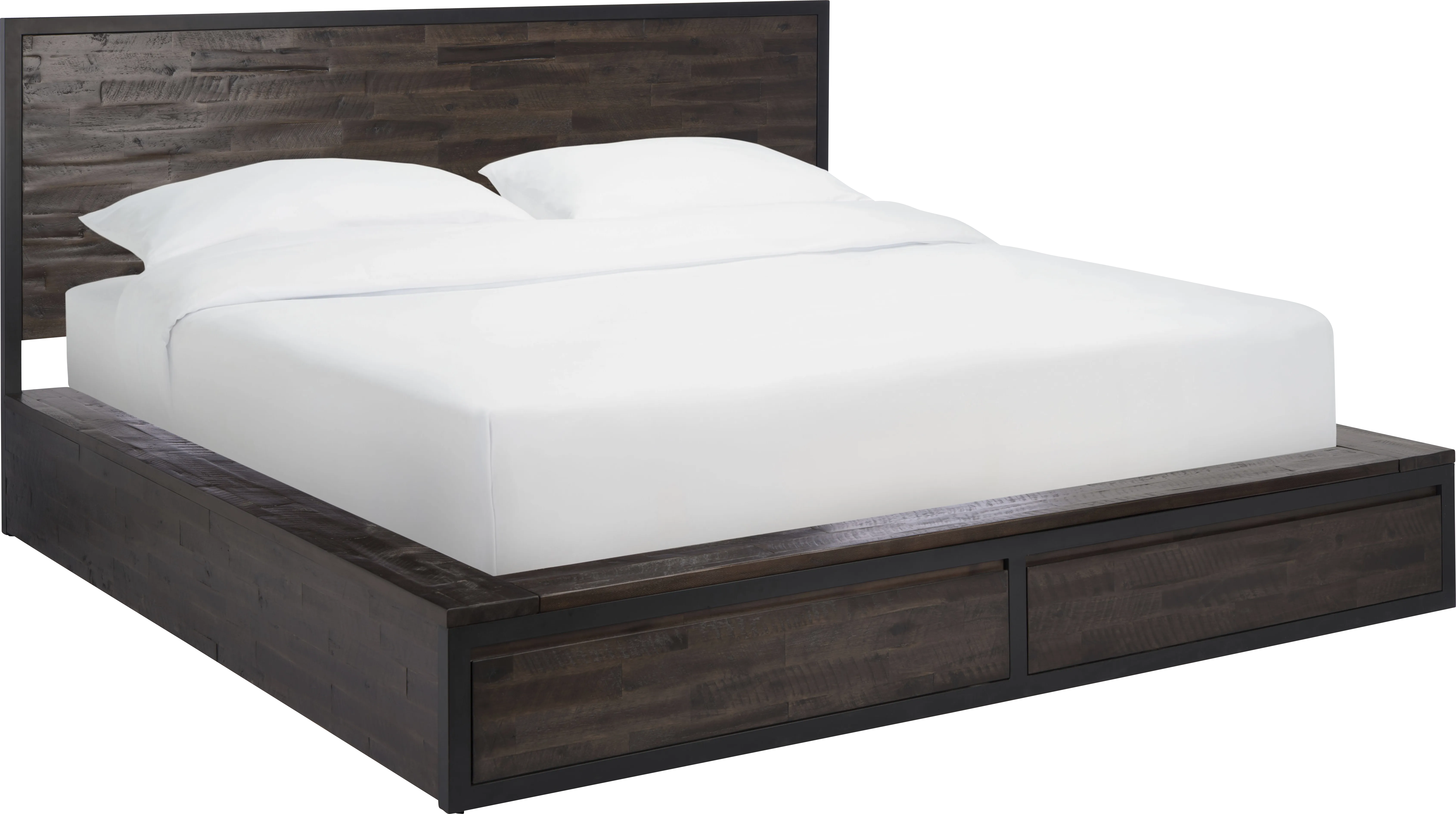 Bracon Brown King Storage Bed - Thumbnail - Image 1