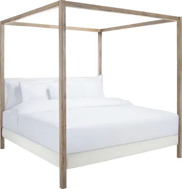 Yemin Ivory/Natural King Bed