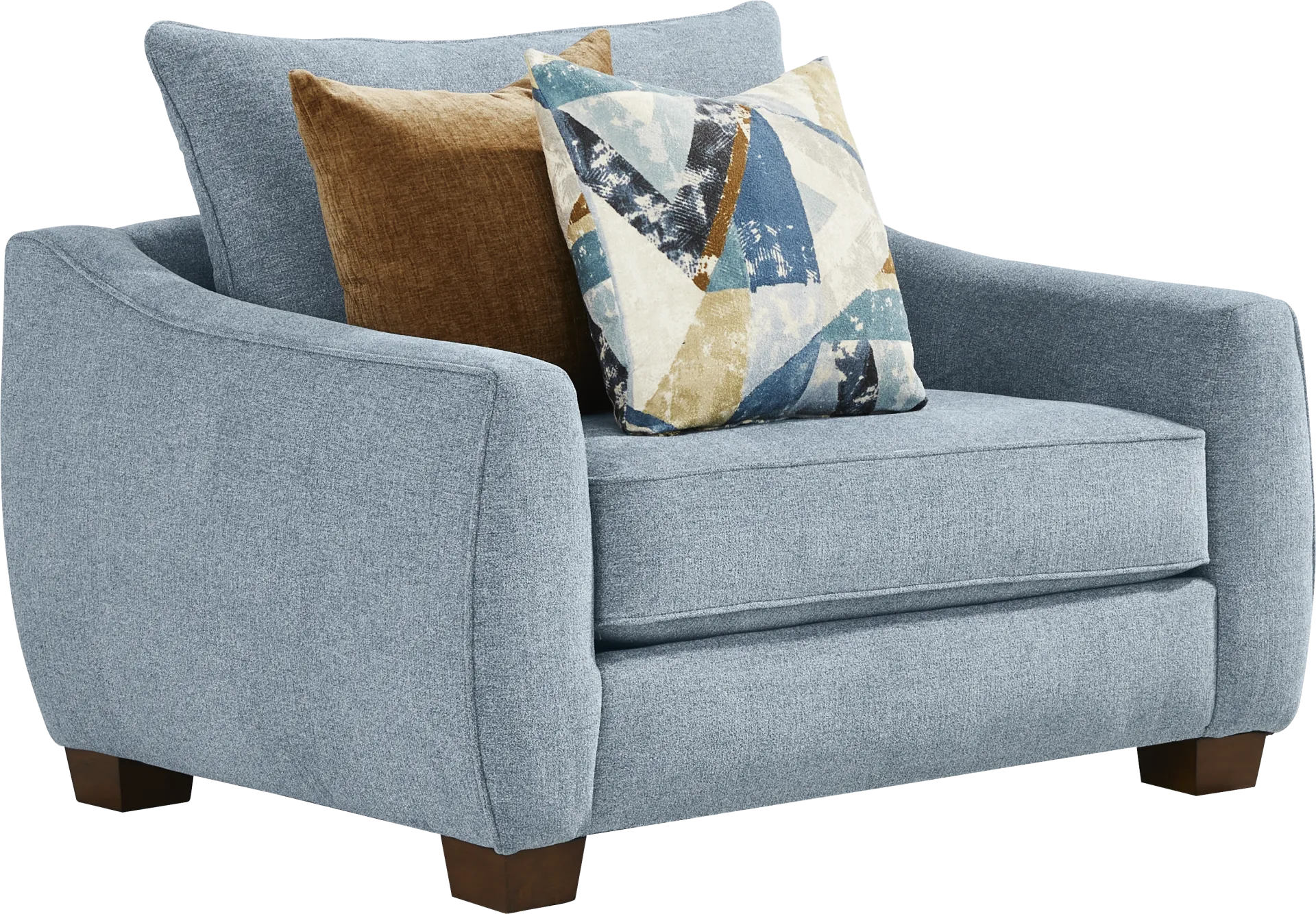 Odette Denim Chair - Image 1