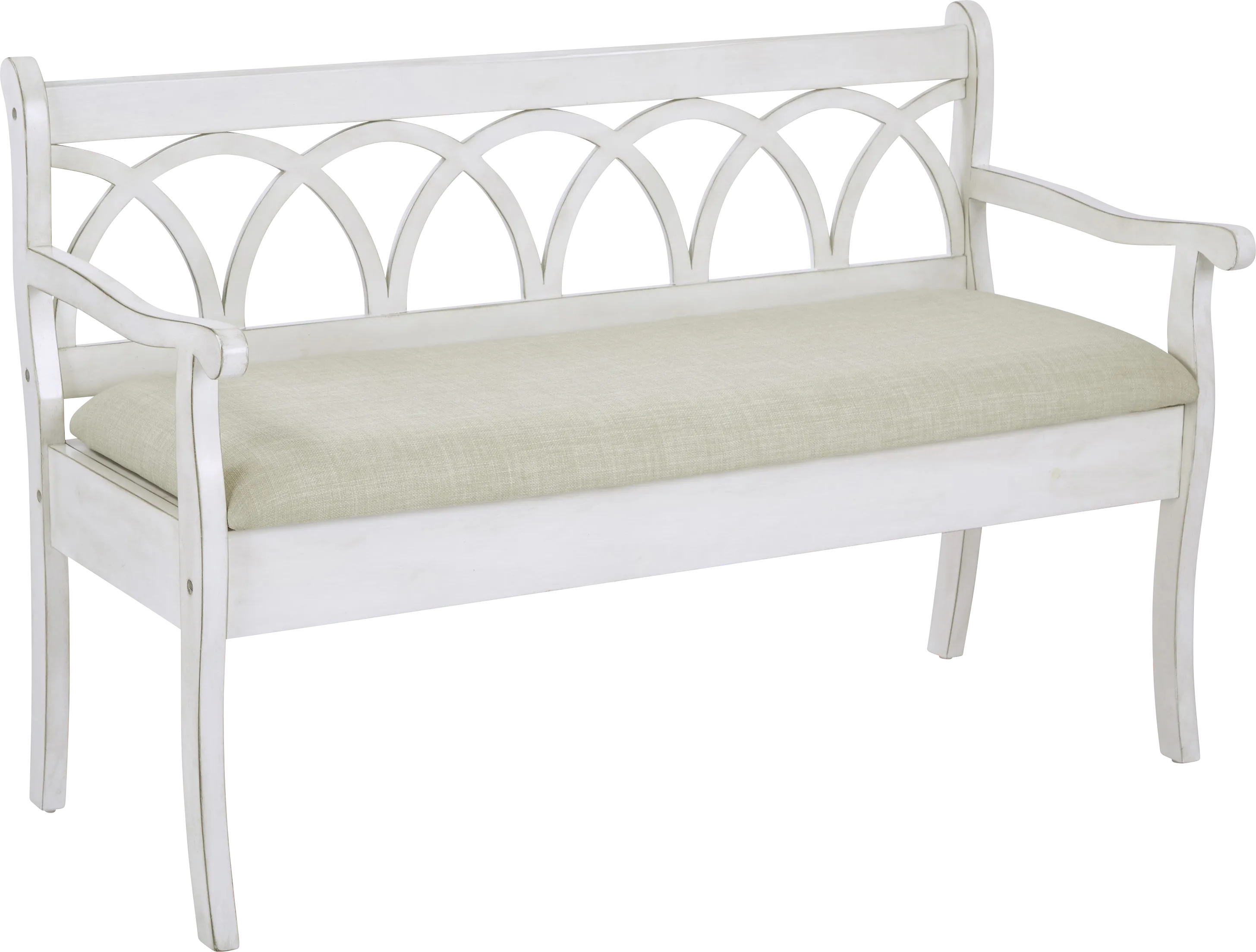 Arhun White Bench - Thumbnail - Image 1