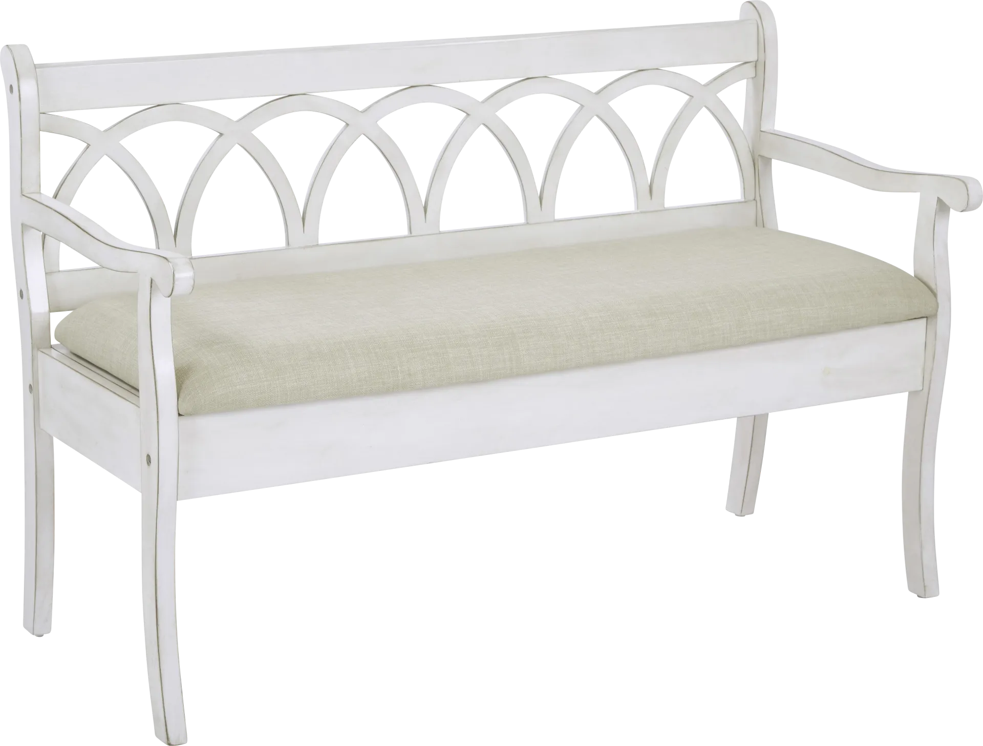 Arhun White Bench - Image 1