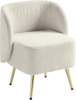Aeron Cream Vanity Chair