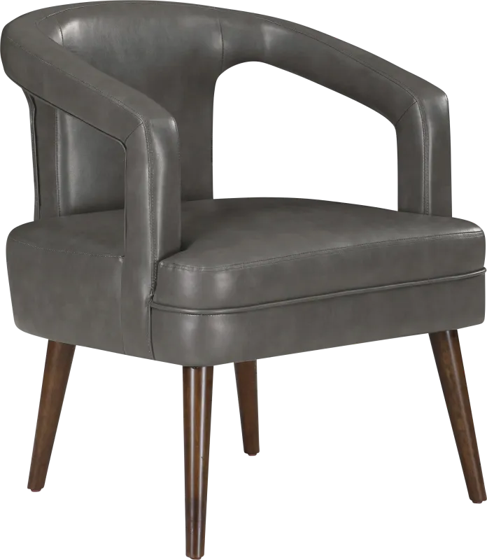 Yahya Gray Accent Chair