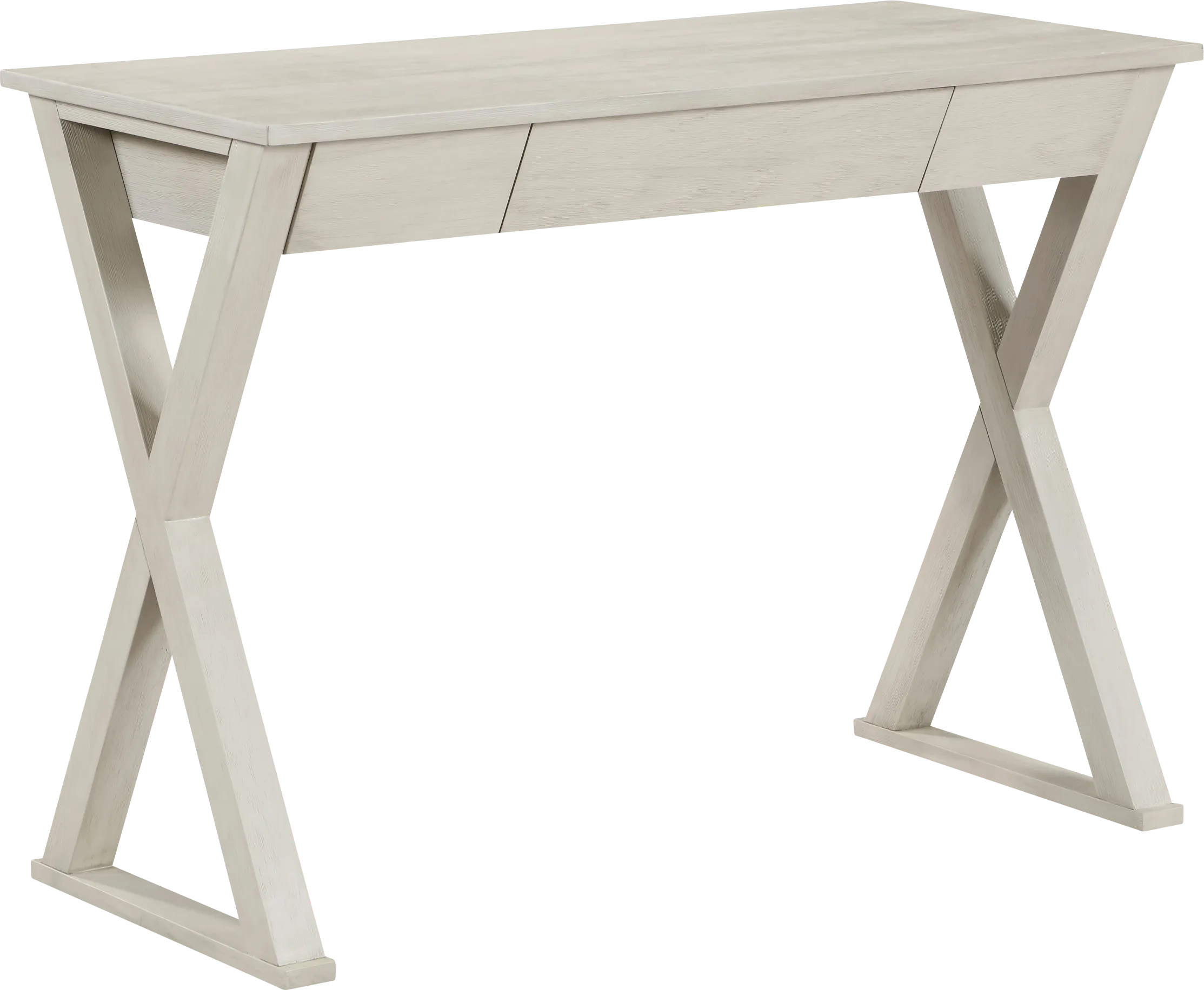 Meline White Writing Desk - Thumbnail - Image 1