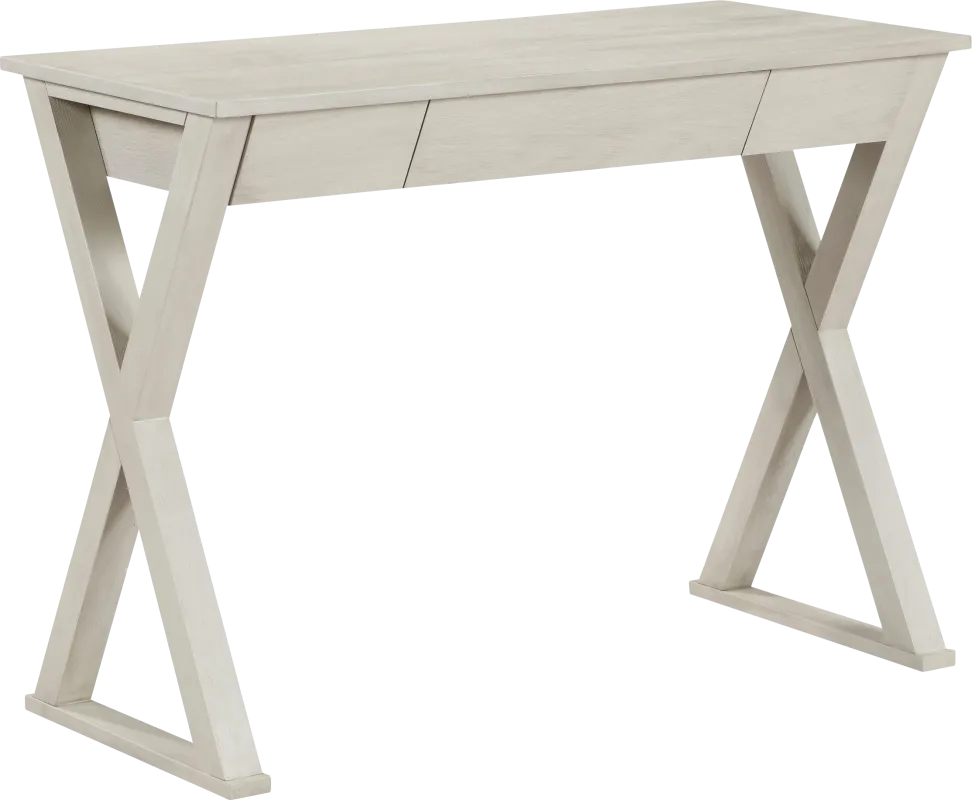 Meline White Writing Desk